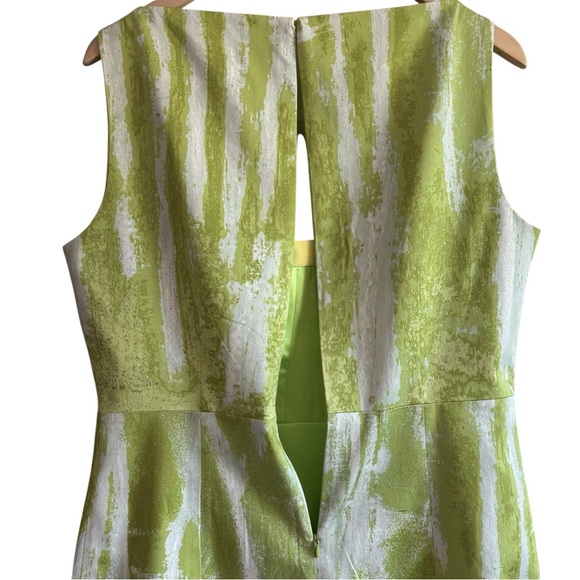 T TAHARI Rosalia Dress in Pear Nectar Style F41GE603 Size 14 - Picture 9 of 14